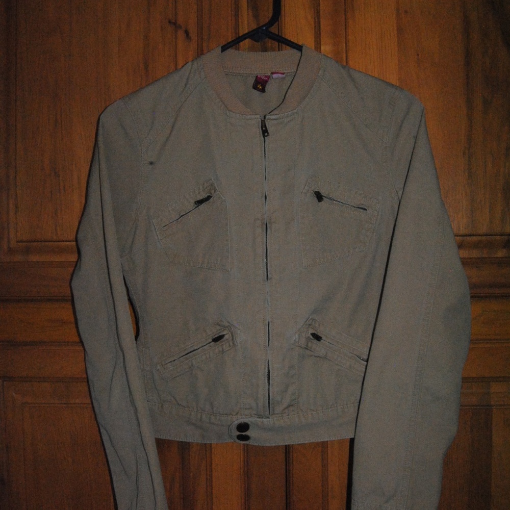 SO Brand Khaki Jacket Size Small